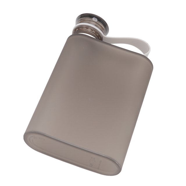 Paper Drink Bottle, Flat Water Bottle Leak Proof 380ml Fine Workmanship Portable For Travel Blue,Grey