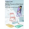 thumbnail image 3 of HAHDAXIA Support de Téléphone Cellulaire Super Mignon Amusant Couleur Bonbon Chaise Pliante Mini Déco Support de Tablette avec 3 Angles de Réglage Support de Carte pour Téléphone Intelligent iPhone&Samsung (Rose), 3 of 7