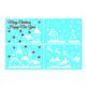 thumbnail image 1 of Calcomanía de ventana de Navidad, pegatinas de copo de nieve de Papá Noel, pegatinas de pared de invierno para habitaciones de niños, Kits de decoración para fiestas Świąteczne Miasto Śniegu Bearachild HA2105-03, 1 of 6