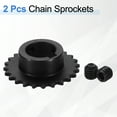 thumbnail image 3 of 2Pack #25 Chain Roller Sprocket 20mm Bore 1/4" Pitch 24 Tooth Keyway 6 x 2.8mm, 3 of 6