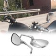 thumbnail image 4 of 1 Pair Motorcycle Mirror Motorbike Rear View Mirror for YAMAHA Vmax Virago 535 V-Star 650 1100 1300, 4 of 5