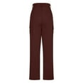 thumbnail image 3 of JUSLIO Cargo Pants for Women Comfortable Casual Pockets Brown L, 3 of 8