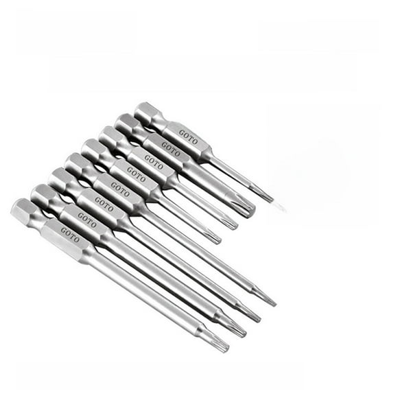 Destornillador industrial GOTO SH1/4 Plum sólido Destornillador de cabeza de acero S2 Destornillador