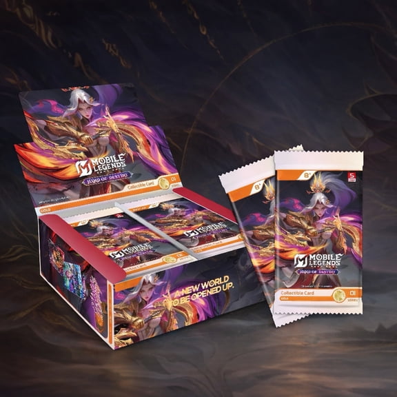 Mobile Legends: Bang Bang-Collectible Hand of Destiny 001A-SEA Booster Box 20 Packs, 5 Cards/Pack With Multiple Rare Card Rarities