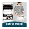 thumbnail image 3 of Bolsa Bandolera Mujer Moda Cartera Crossbody Tote Hombro blanco, 3 of 5