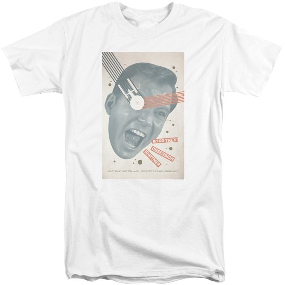 Star Trek Tos Episode 42 Adult Tall T-Shirt 18/1 T-Shirt White