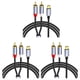 thumbnail image 1 of 3X Adaptador de Cable de Audio USB C una Tipo C una Cable USB de Audio y Video Dual Compatible con TeléFono, Tableta, 1M, 1 of 5