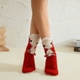 thumbnail image 3 of Sunloudy Family Fall Winter Funny Socks, Cartoon Animal Style Patchwork Non-Slip Floor Socks for Adult Kids, 3 of 9