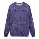 thumbnail image 3 of Sudadera informal de manga larga con cuello redondo y forro polar para mujer con estampado de Halloween Pompotops gfhjh2897, 3 of 3