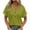 Green, variant on Womens Lace Eyelet Button Summer Solid Color Tops Casual V Neck Short Sleeves Batwing Fashion Tunic T-shirt Plus Size Oversize Top Versatile Blouse Pullover