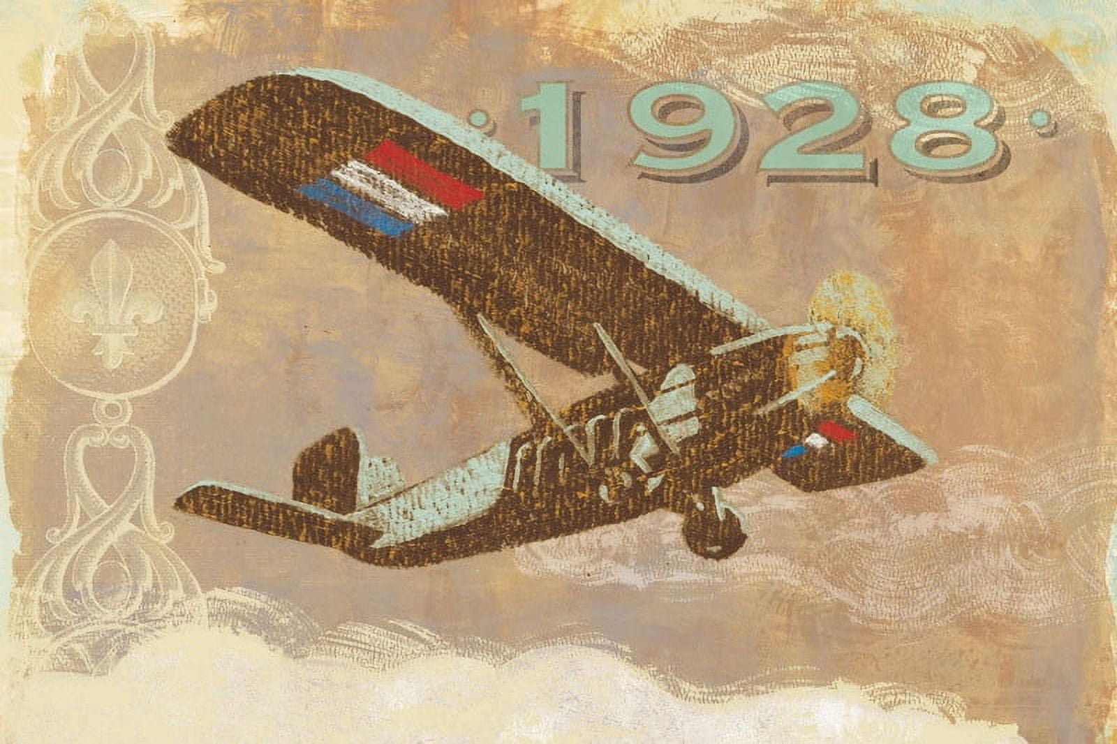 Marmont Hill "Vintage Plane 1928" Painting Print on Canvas