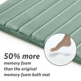 thumbnail image 6 of Microdry Modern Charcoal-Infused Memory Foam Bath Mat, 21" x 34", Aqua, 6 of 8