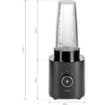 thumbnail image 3 of ZWILLING Enfinigy Personal Blender, Piranha Teeth Cross Blade for Ultimate Blending, Smoothies, Shakes and More, 20 fl oz Breakproof Travel Cup with Lid, BPA Free, Black, 3 of 5