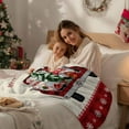 thumbnail image 4 of Merry Christmas Flannel Blanket for Bed,Travel and Camping, Red Xmas Trucks Gnome Pine Tree Snow Linen Super Soft Cozy Blanket for All Seasons 32"x48", 4 of 9