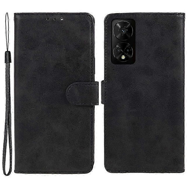 For Tcl 50 5g Case Pu Leather Wallet Protective Phone Cover Calf Texture