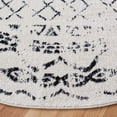 thumbnail image 3 of SAFAVIEH Tulum Ronald Distressed Area Rug, 3' x 3' Round, Ivory/Black, 3 of 7