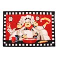 thumbnail image 2 of 2 Piezas Chef Cocina área Alfombra Piso Alfombra Antideslizante Felpudo A Sunnimix Alfombra de piso de cocina, 2 of 8