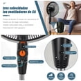 thumbnail image 2 of Ventilador Solar 16 Recargable Con Grande Batería Silencioso 40.64 Cm 50hz/60hz Negro Gris Claro Polímero Plástico, 2 of 4