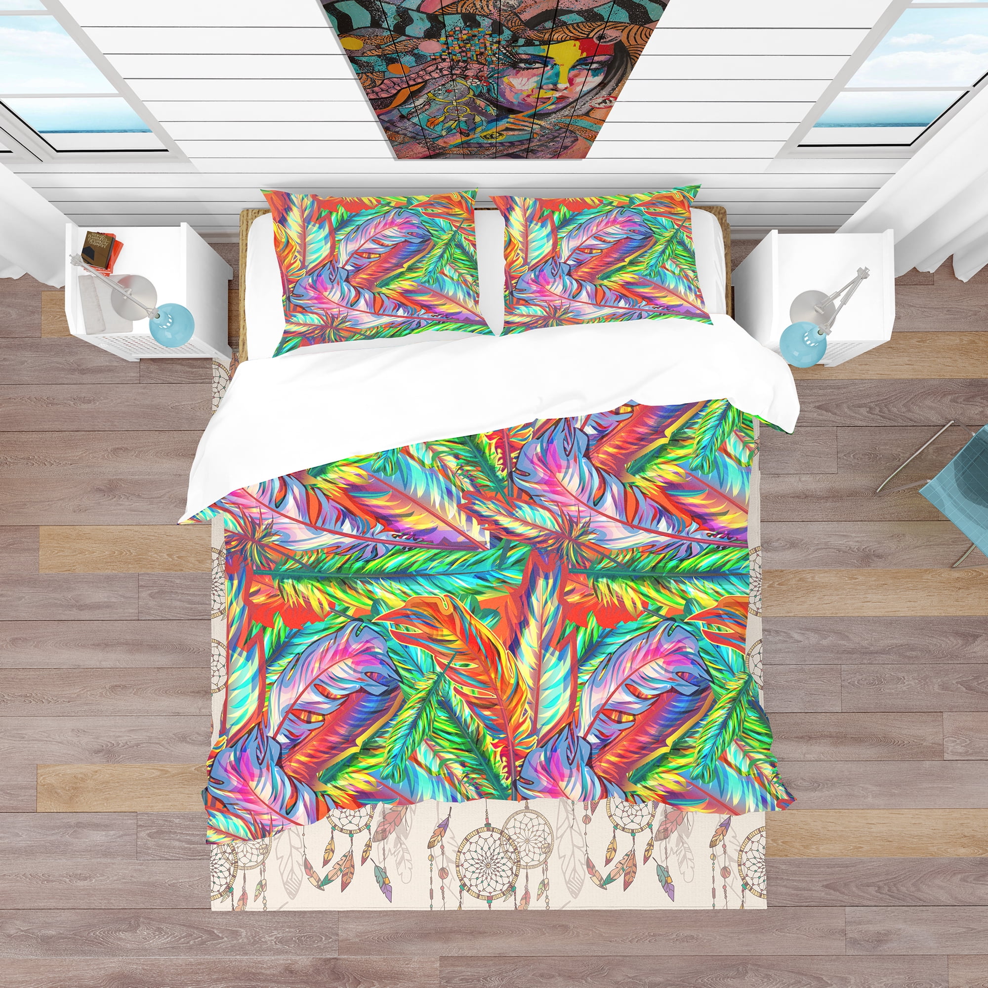 Designart 'Bright Texture' Southwestern Duvet Cover Set