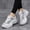 White, variant on Women's Breathable Color Block Thick Sole-Slip Shock Absorption Dad Shoes, Women Shoes, Sneakers