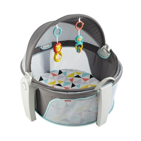 Fisher-Price On-The-Go Baby Dome with 2-Removable Toys,