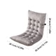 thumbnail image 3 of Cojín gris para silla con respaldo alto | Cojín de algodón impermeable con correas para mecedora | Cojín plegable para patio, ideal para interiores y exteriores, porches, columpios, bancos y sofás., 3 of 5