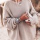thumbnail image 3 of Suéter de invierno, chaqueta holgada de talla grande, suéter cálido de invierno, moderno y casual, 3 of 6