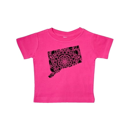 

Inktastic Connecticut Silhouette Mandala Gift Baby Boy or Baby Girl T-Shirt