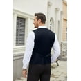thumbnail image 4 of COOFANDY Men's Fashion Formal Slim Fit Business Dress Suit Vest Waistcoat, 4 of 10