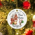 thumbnail image 6 of Personalized New Home Hanging Decor for Xmas Tree, Housewarming Gifts for Couple, Newlywed, Waiting for Santa in Your New Home Ornament, 1st Home Ceramic Ornament, Custom Address & Year Keepsake qMI3, 6 of 6
