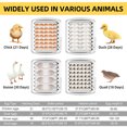 thumbnail image 2 of Mistaha Automatic Egg Incubator with Transparent Cover and Wooden Handle - Visual Water Level Window, Touch Control Panel, Dual Turbo Fans, Humidifier - Ideal for Hatching Chicken, Goose, Bird, Quail, 2 of 6
