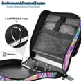 thumbnail image 4 of FORMRS Zipper Binder with Shoulder Strap 2-inch Ring 500 Sheet Capacity File Bag, Gradient Starfish Pattern, 4 of 5