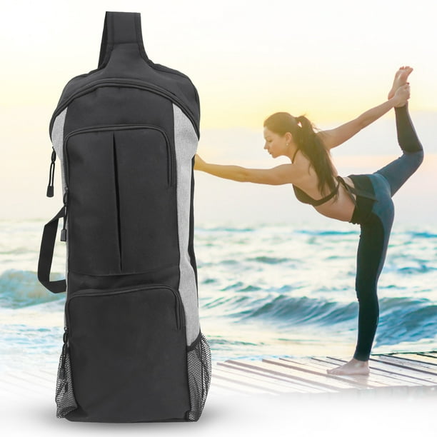 Women Men Yoga Mat Zip Gym Bag Foldable Waterproof Carrying Bag