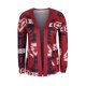 thumbnail image 5 of Chaquetas y abrigos casuales de manga larga sin capucha para mujer, con estampado étnico, cuello en V, manga larga, con capucha, abrigos casuales finos, top de poliéster para mujer, 5 of 6