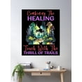 thumbnail image 2 of Combining The Healing Touch With The Thrill Of Trails. Mountain Pass Poster Wall Art, Modern Wall Decor, 12x18 UNFRAMED, 2 of 3