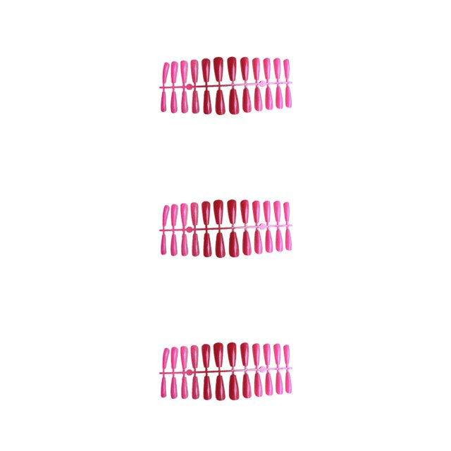 24 Uds De uñas postizas extralargas Seitruly ABS Decoración para mujeres