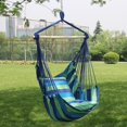 thumbnail image 3 of Sorbus Swing Blue Hanging Rope Hammock Chair Swing Seat, 3 of 7