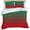 Multicolor, variant on 3 Piece Black Red Ombre Duvet Cover Set Twin Size, Microfiber Comforter/Quilt Cover with Corner Ties and 2 Pillowcases, Modern Abstract Art Gradient All Season Soft Bedding with Zipper Closure