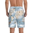 thumbnail image 3 of Fotbe Animals Travel World Map Pajama Shorts for Men, Men's Pajama Bottoms, Sleepwear,Short Pajama Pants-Small, 3 of 9