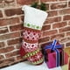 thumbnail image 4 of Medias de punto de Navidad, paquete de 2, calcetines clásicos de punto con cable, regalos y decoraciones Afortunado Sencillez, 4 of 5