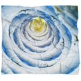 thumbnail image 4 of DESIGN ART Designart 'Perfect Fractal Flower in Light Blue' Floral Throw Blanket, 4 of 5