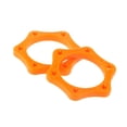 thumbnail image 1 of Micrófono Yuyangstore Protección contra golpes Anillos deslizantes hexagonales de silicona Paquete de 2 Naranja, 1 of 8