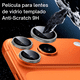 thumbnail image 3 of Mica Aros Cámara Titanio Para iPhone 17 Pro/17 Pro Max, Protector de Lente Mica (Aros) compatible con iPhone 17 Pro/17 Pro Max - Vidrio Templado y Borde Titanio., 3 of 6