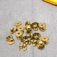 thumbnail image 2 of 24 Packs Mini Drawer Pulls, 0.39 Inch Diameter Round Knobs, Tiny Dresser Knobs, Mini Knobs for Jewelry Box, Light Gold, 2 of 5