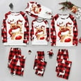 thumbnail image 1 of 2023 Pyjamas Couples Pyjamas Assortis Carreaux Hommes Velours Famille Pyjamas de Noël Assortis, 1 of 5