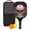 Black-3, variant on Pickleball Paddles Set Of 1, Fiberglass Surface, Skull & Tattoo Print, 1 Paddle, 2 Balls & Bag