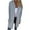Gray-01, variant on Ultrave Women's Zip Up Hoodies Oversized Fleece Long Tunic Sweatshirts Casual Long Sleeve Fall Jacket Coat