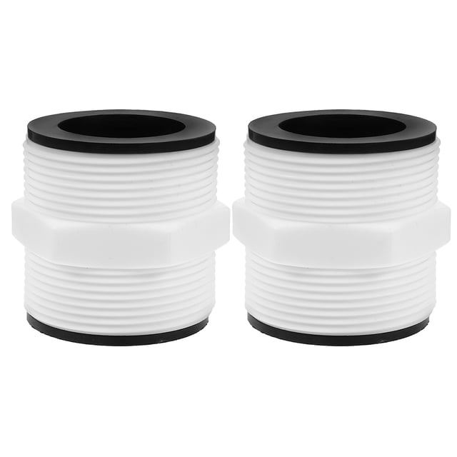 2 conectores adaptadores de manguera de piscina para manguera de aspiración, piezas de filtro de piscina, adaptadores de manguera y repuestos de manguera de piscina.