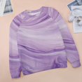 thumbnail image 6 of Sweatshirt For Womens Crewneck Colorful Marble Pattern Hoodies Teen Girls Cute, 6 of 7