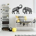 thumbnail image 3 of PVC Wall Stickers Wall Decoration Elephant 800x390mm 2 sheets/set, 3 of 7